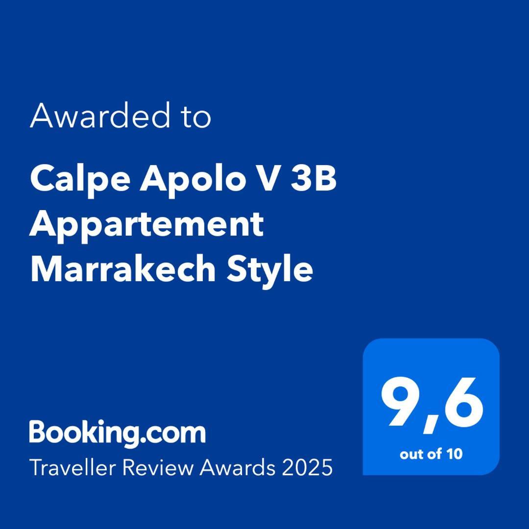 Calpe Apolo V 3B Appartement Marrakech Style Екстериор снимка